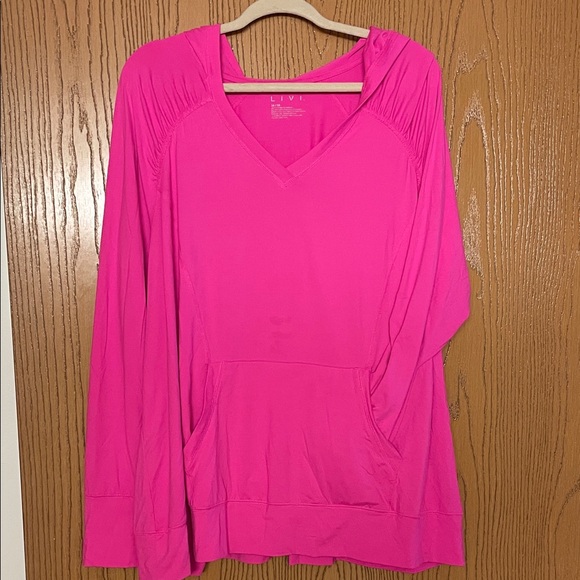 Livi Active Bright Pink Women's Hoodie - Picture 1 of 5